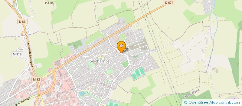 localisation de l'entreprise SCI JESSI  SEICHAMPS