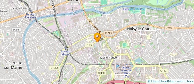 localisation de l'entreprise SCI  JESSICA  NOISY-LE-GRAND