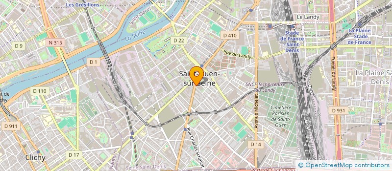 localisation de l'entreprise SCI JESSICA à SAINT-OUEN-SUR-SEINE