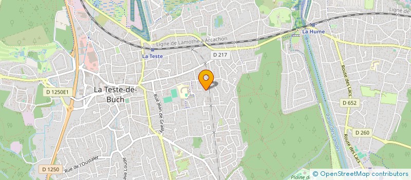 localisation de l'entreprise SCI JESSICA à LA TESTE-DE-BUCH