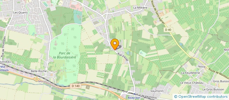 localisation de l'entreprise SCI JESSICA à MONTLOUIS-SUR-LOIRE