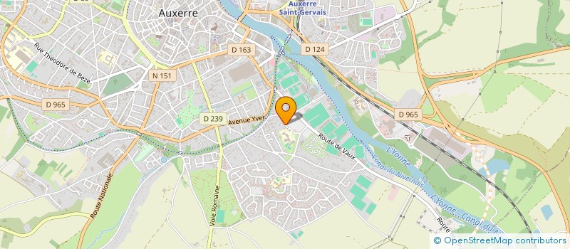 localisation de l'entreprise SCI JESSIE à AUXERRE
