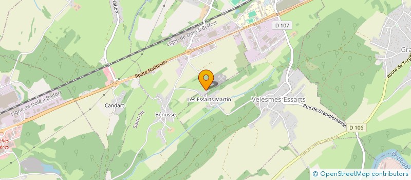 localisation de l'entreprise SCI JESSIMO  SAINT-VIT