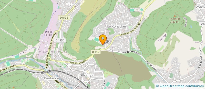 localisation de l'entreprise SCI JESSLOR  NILVANGE