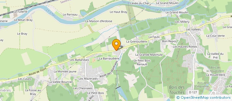 localisation de l'entreprise SCI JESSY  SAVONNIERES