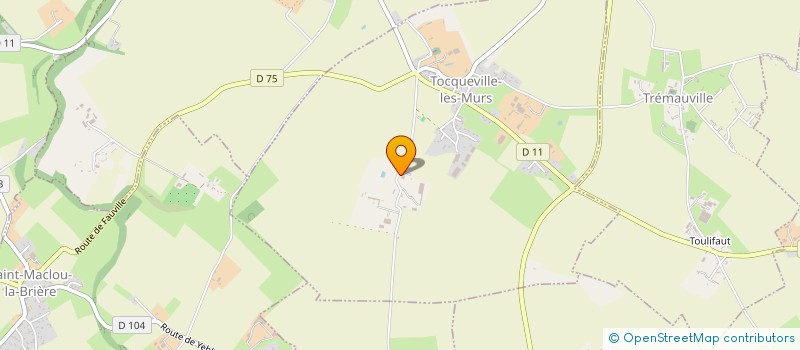 localisation de l'entreprise SCI JESSY  TOCQUEVILLE-LES-MURS