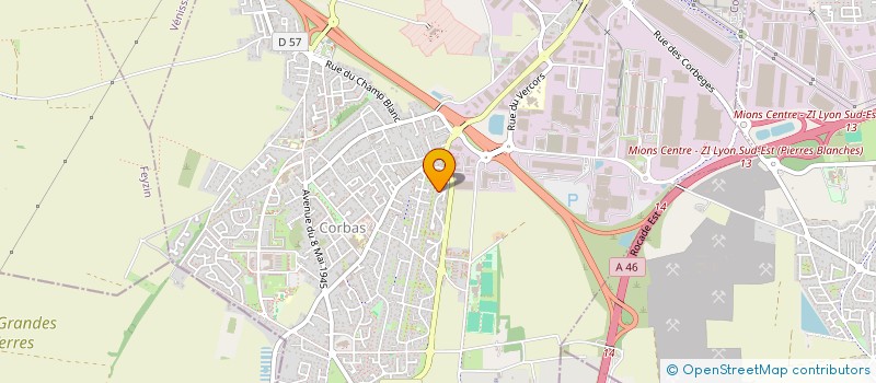 localisation de l'entreprise SCI JESTE à CORBAS