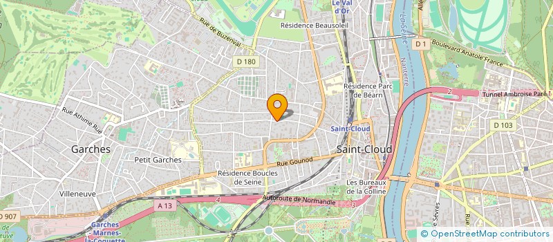 localisation de l'entreprise SCI JESY à SAINT-CLOUD