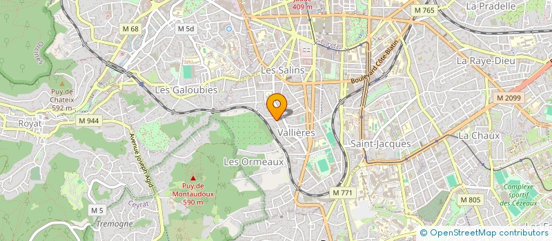 localisation de l'entreprise SCI JESY  CLERMONT-FERRAND