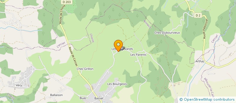 localisation de l'entreprise SCI JET  CHOISY