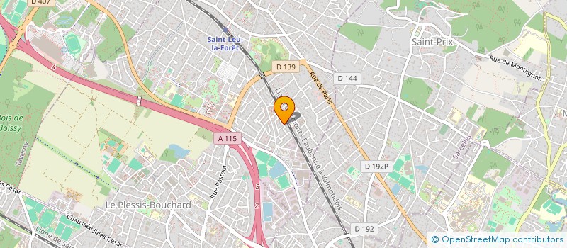 localisation de l'entreprise SCI JET  SAINT-LEU-LA-FORET