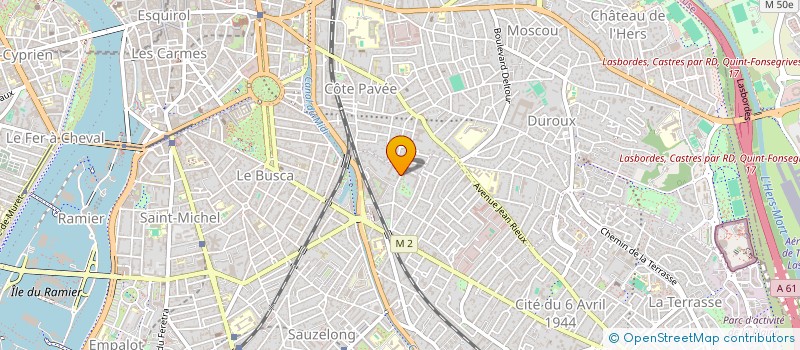 localisation de l'entreprise SCI JET BE à TOULOUSE