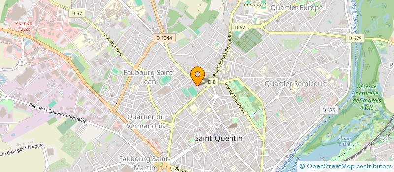 localisation de l'entreprise SCI JEU DE BATTOIR 17  SAINT-QUENTIN