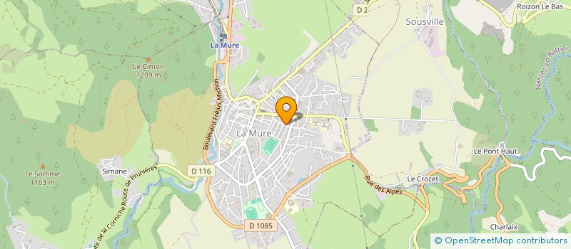 localisation de l'entreprise SCI JEU DE QUILLES  LA MURE