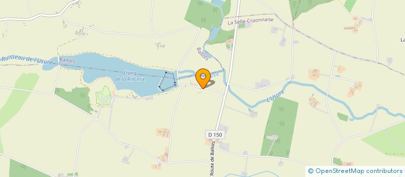 localisation de l'entreprise SCI JEUDY PAILLARD  LA SELLE-CRAONNAISE