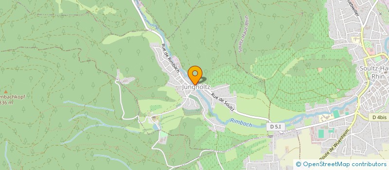 localisation de l'entreprise SCI JEUNE BOIS  JUNGHOLTZ