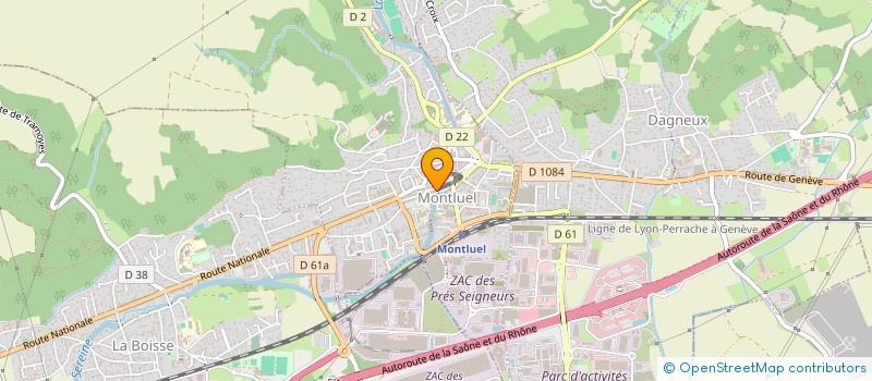 localisation de l'entreprise SCI JEUNESSE  MONTLUEL