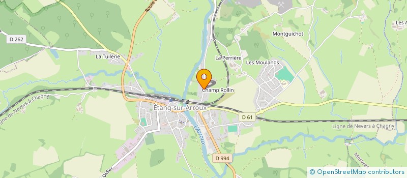 localisation de l'entreprise SCI JEV  ETANG-SUR-ARROUX