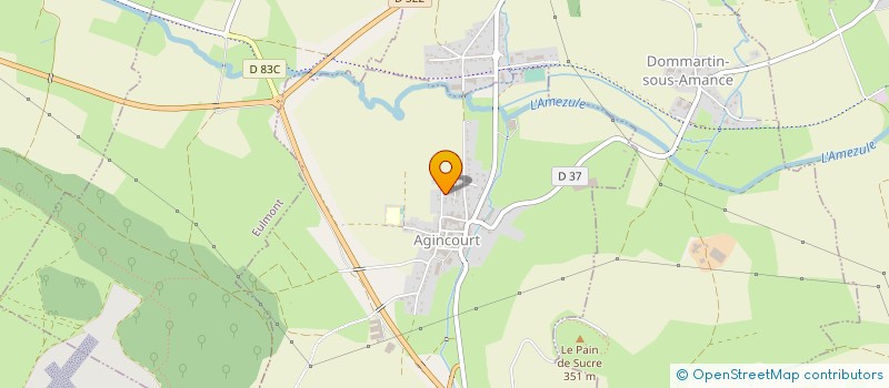 localisation de l'entreprise SCI JEVA  AGINCOURT