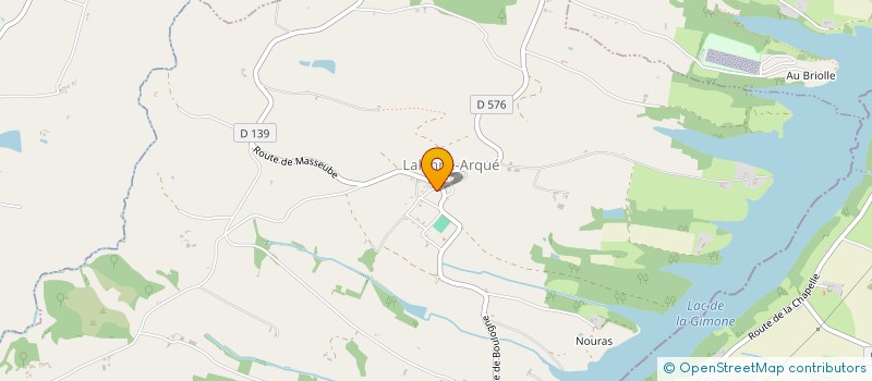 localisation de l'entreprise SCI JEVELLE  LALANNE-ARQUE