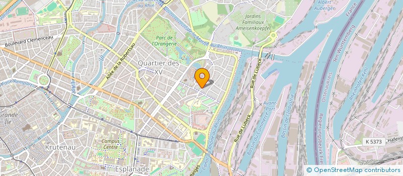 localisation de l'entreprise SCI JEVI  STRASBOURG