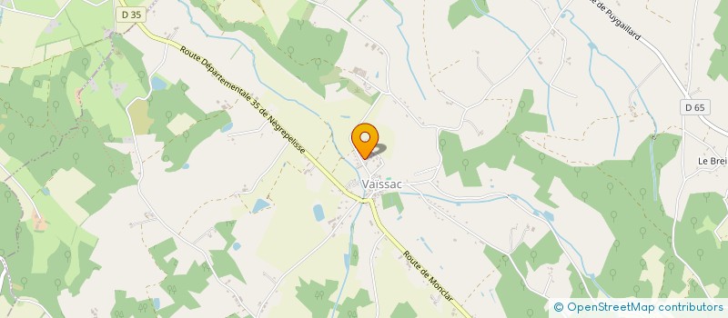 localisation de l'entreprise SCI JEVSNIK  VAISSAC