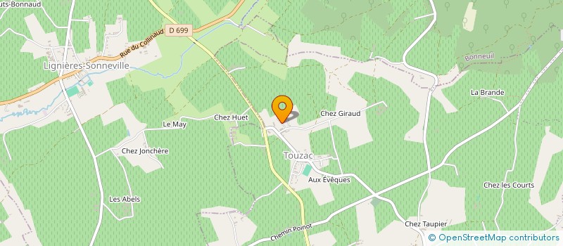 localisation de l'entreprise SCI JEXIMMO à BELLEVIGNE