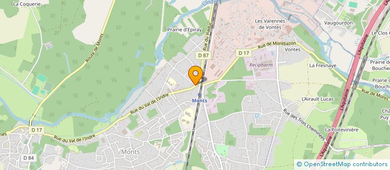 localisation de l'entreprise SCI JEY  MONTS