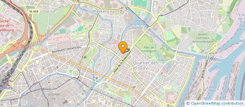 localisation de l'entreprise SCI JEYEC  STRASBOURG