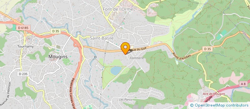 localisation de l'entreprise SCI JEZ à MOUGINS