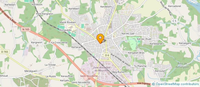 localisation de l'entreprise SCI JEZEQUEL  GESTEL