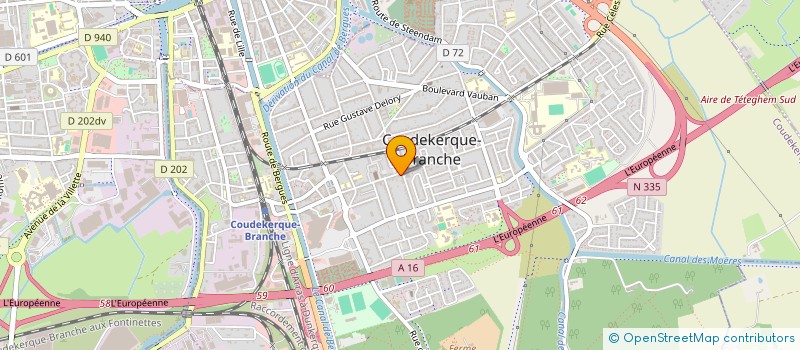 localisation de l'entreprise SCI JEZEQUEL  COUDEKERQUE-BRANCHE