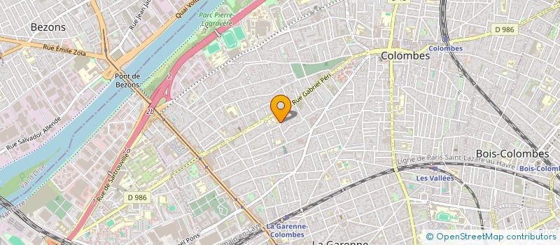 localisation de l'entreprise SCI JEZI à COLOMBES