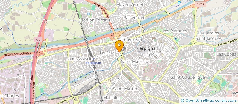 localisation de l'entreprise SCI JF à PERPIGNAN