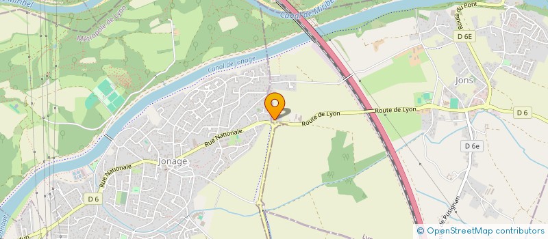 localisation de l'entreprise SCI JF  JONS