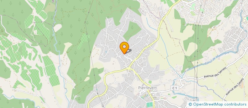 localisation de l'entreprise SCI JF  PIERREVERT