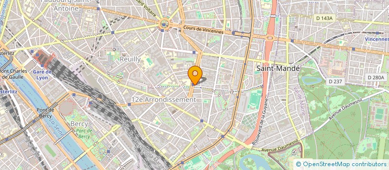 localisation de l'entreprise SCI JF-CVM  PARIS