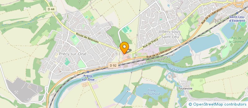 localisation de l'entreprise SCI JF LOT 4 D44  VILLERS-SOUS-SAINT-LEU