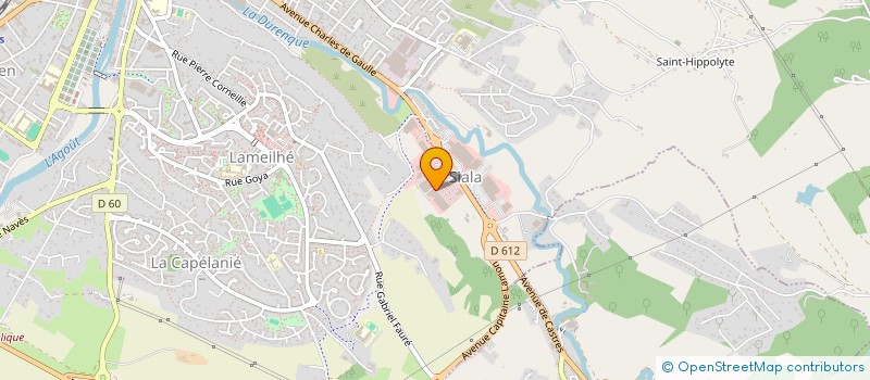 localisation de l'entreprise SCI JF M  CASTRES