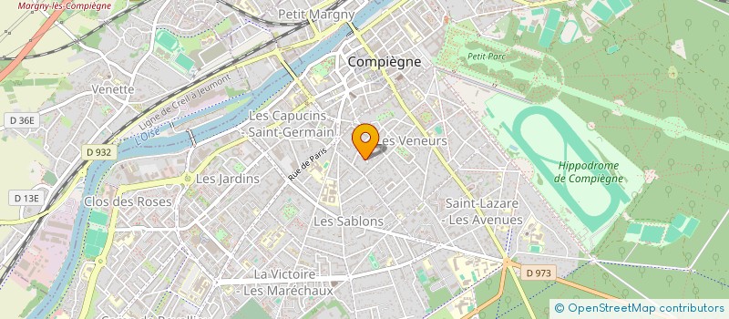 localisation de l'entreprise SCI JF MARECHAL MORTIER  COMPIEGNE