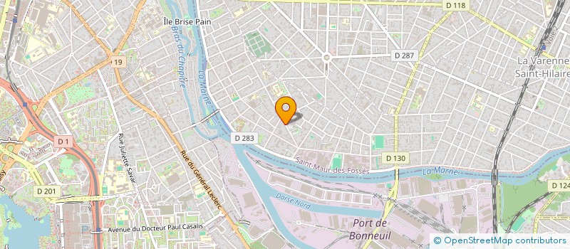 localisation de l'entreprise SCI JF MARNE à SAINT-MAUR-DES-FOSSES