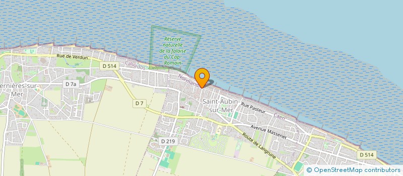 localisation de l'entreprise SCI JF&NATH  SAINT-AUBIN-SUR-MER