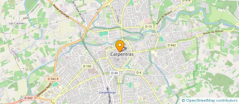 localisation de l'entreprise SCI JF PATRIMOINE  CARPENTRAS