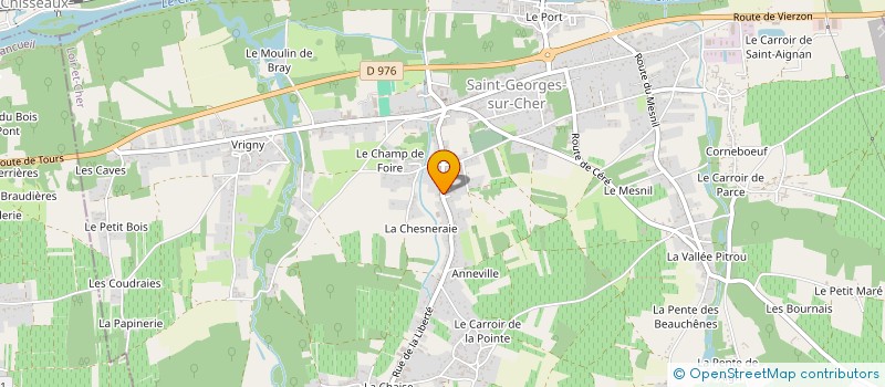 localisation de l'entreprise SCI JF&RM DELPLACE  SAINT-GEORGES-SUR-CHER