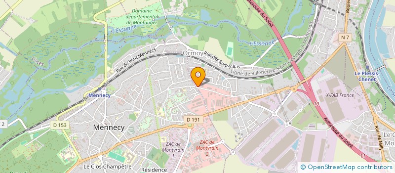 localisation de l'entreprise SCI JF TESTU  ORMOY