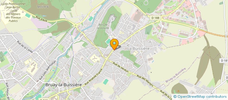 localisation de l'entreprise SCI JF WILLECOCQ  BRUAY-LA-BUISSIERE