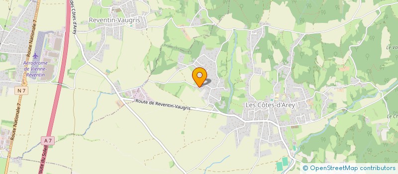 localisation de l'entreprise SCI JF2AX  LES COTES-D'AREY