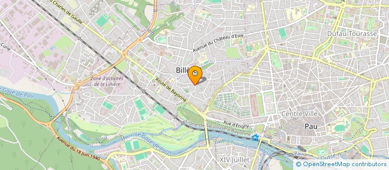 localisation de l'entreprise SCI JFA  BILLERE