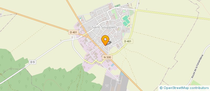 localisation de l'entreprise SCI JFA  SAINT-SOUPPLETS