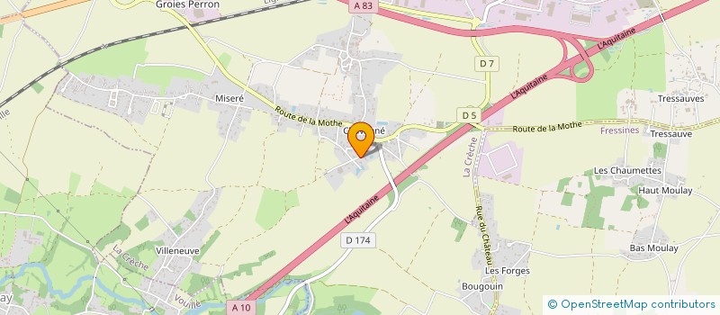 localisation de l'entreprise SCI JFA INVEST  LA CRECHE